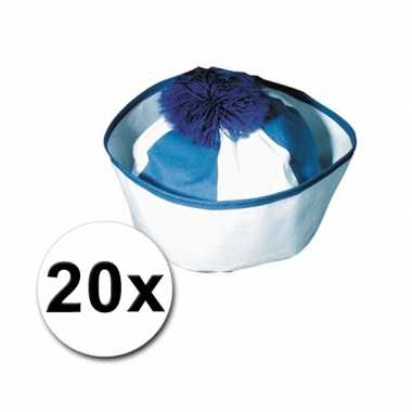 Matrozen petjes blauw bijpassende zeeman tattoos